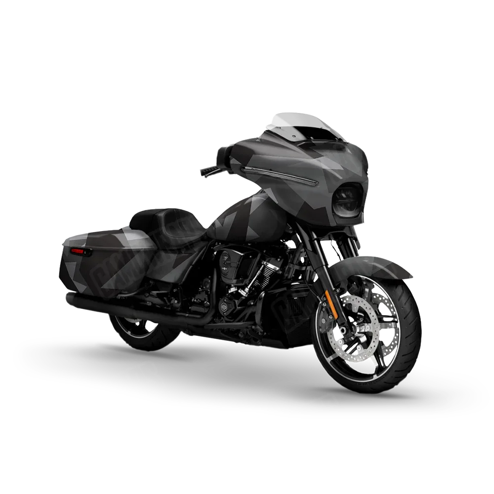 Shattered Midnight Motorcycle Wraps