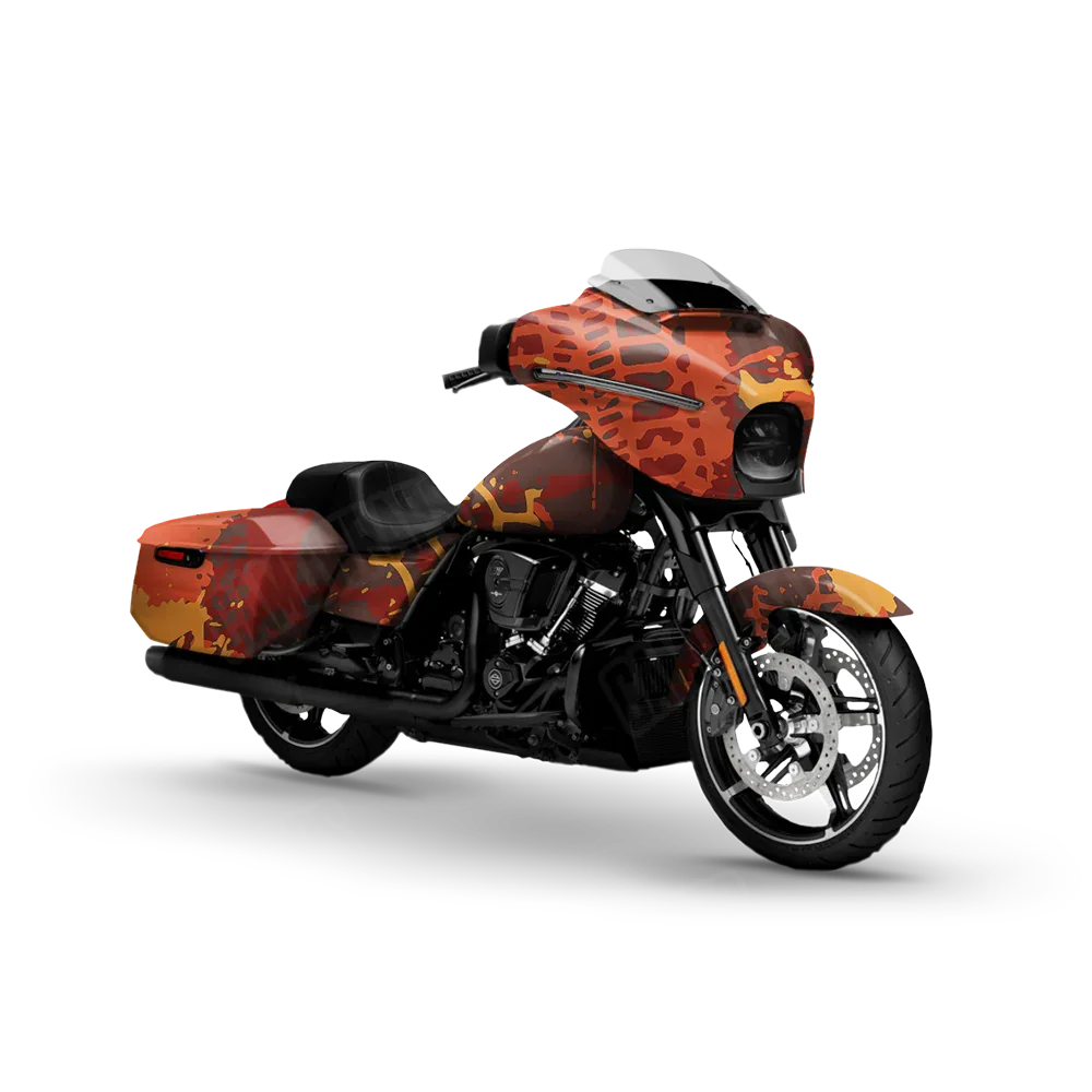 Tire Splatter Autumn Motorcycle Wraps