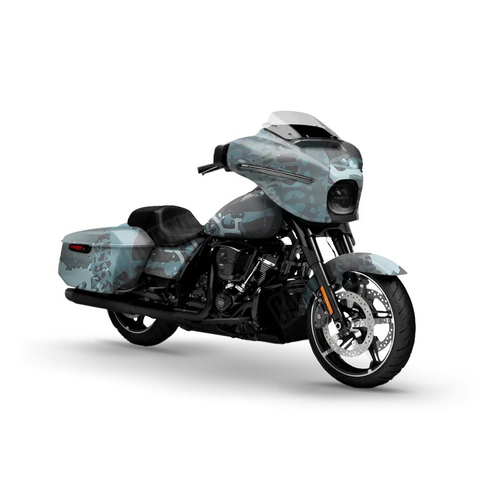 Tire Splatter Overcast Motorcycle Wraps