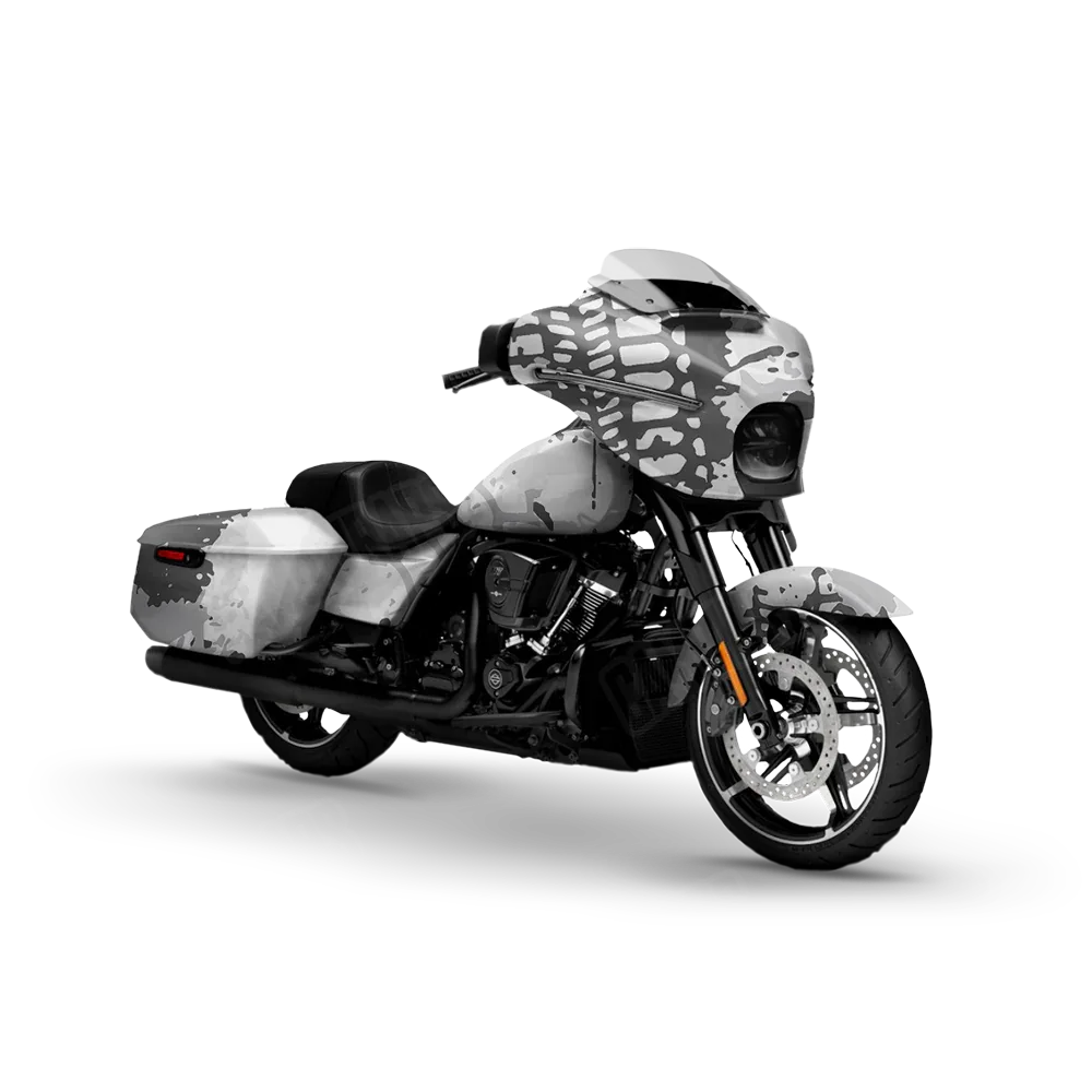 Tire Splatter Snow Motorcycle Wraps