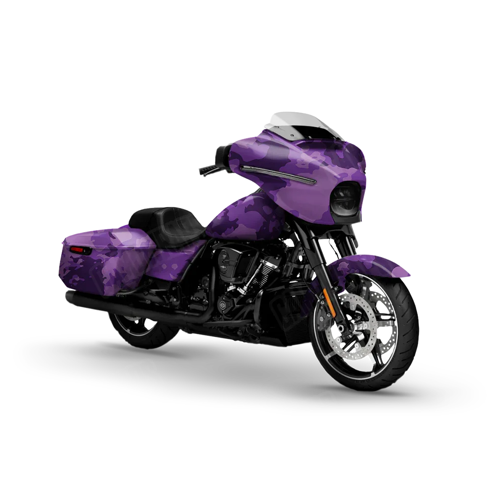 Treetop Elite Purple Motorcycle Wraps