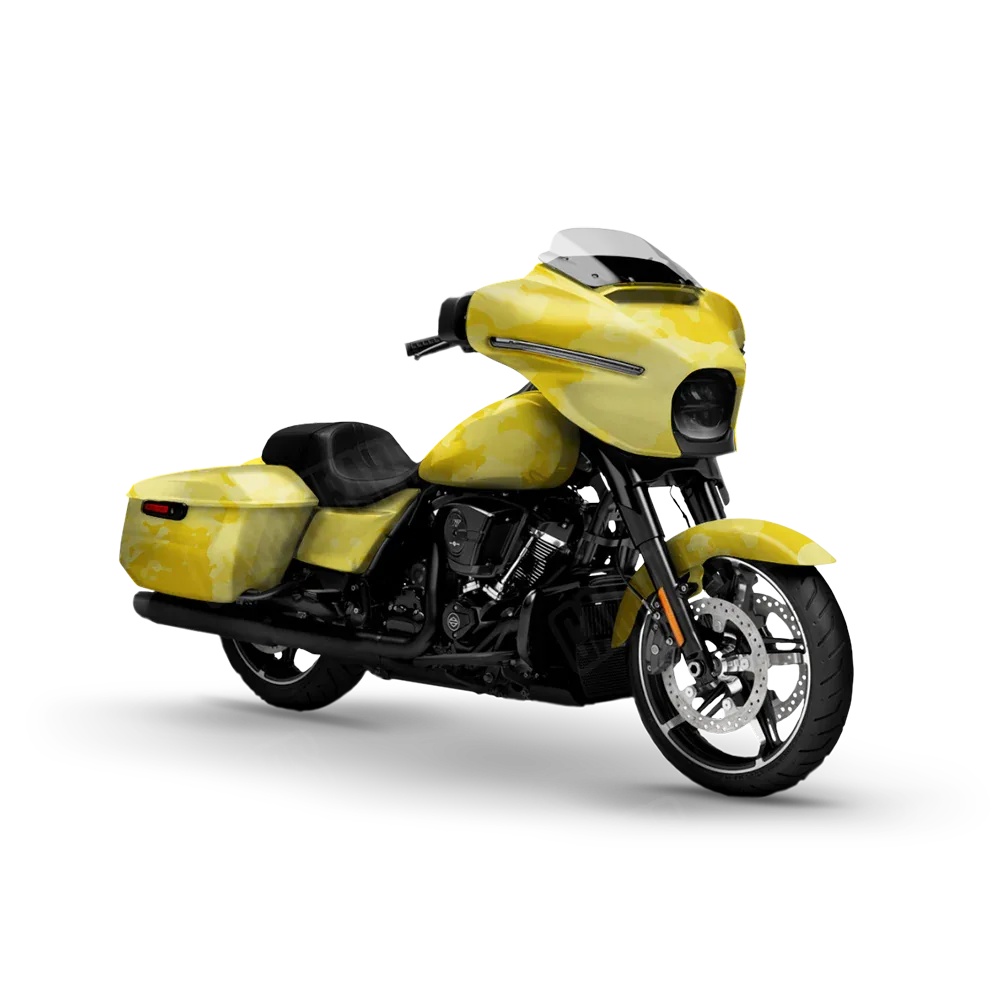 Treetop Elite Yellow Motorcycle Wraps