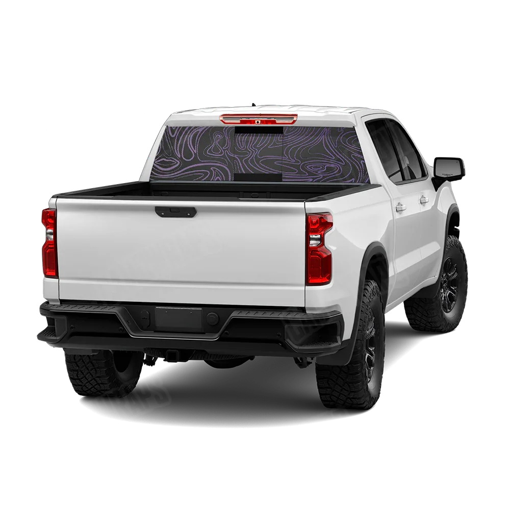 Damascus Purple Rear Window Graphics
