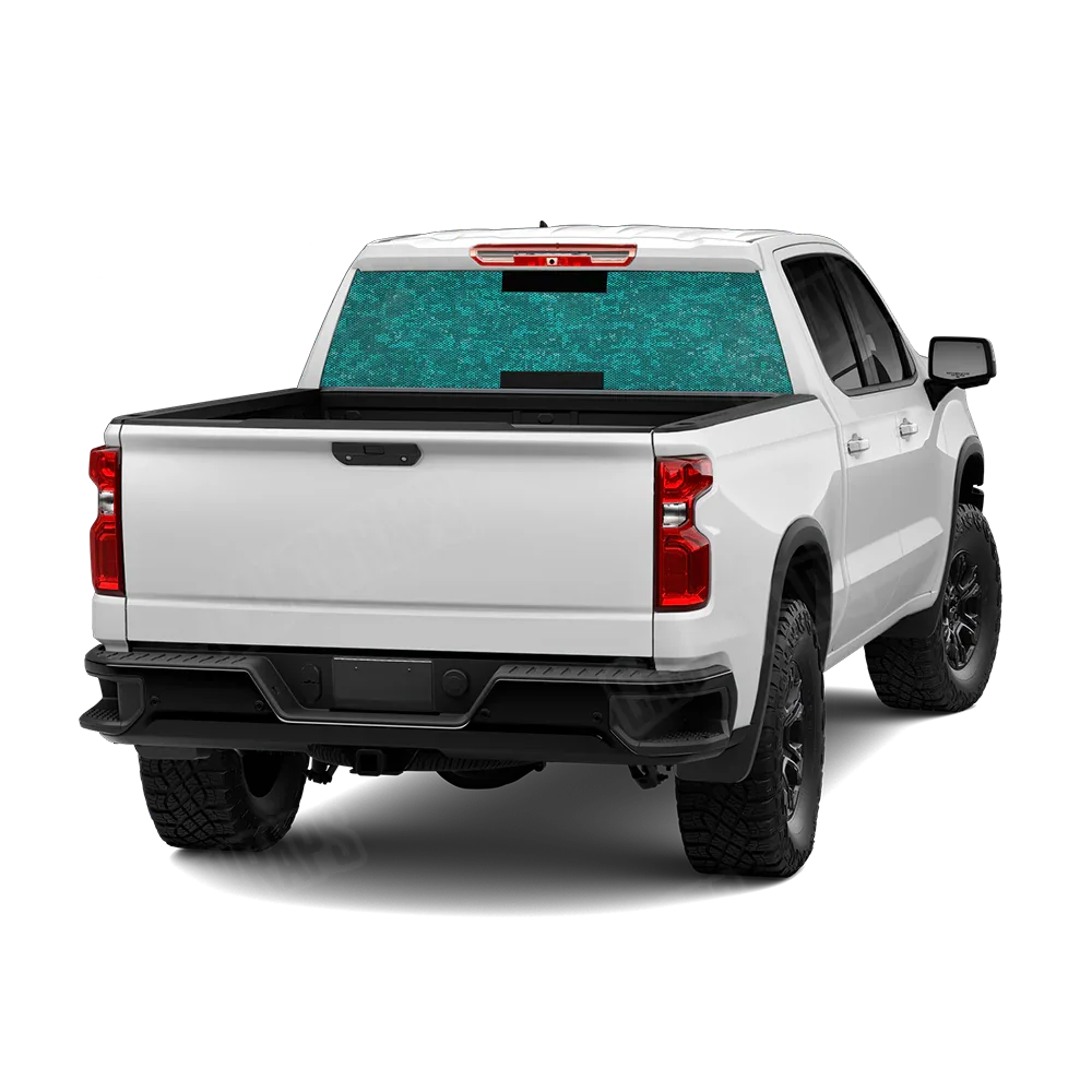 Digital Elite Tiffany Blue Rear Window Graphics