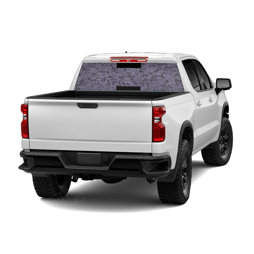 Digital Lilac Rear Window Graphics