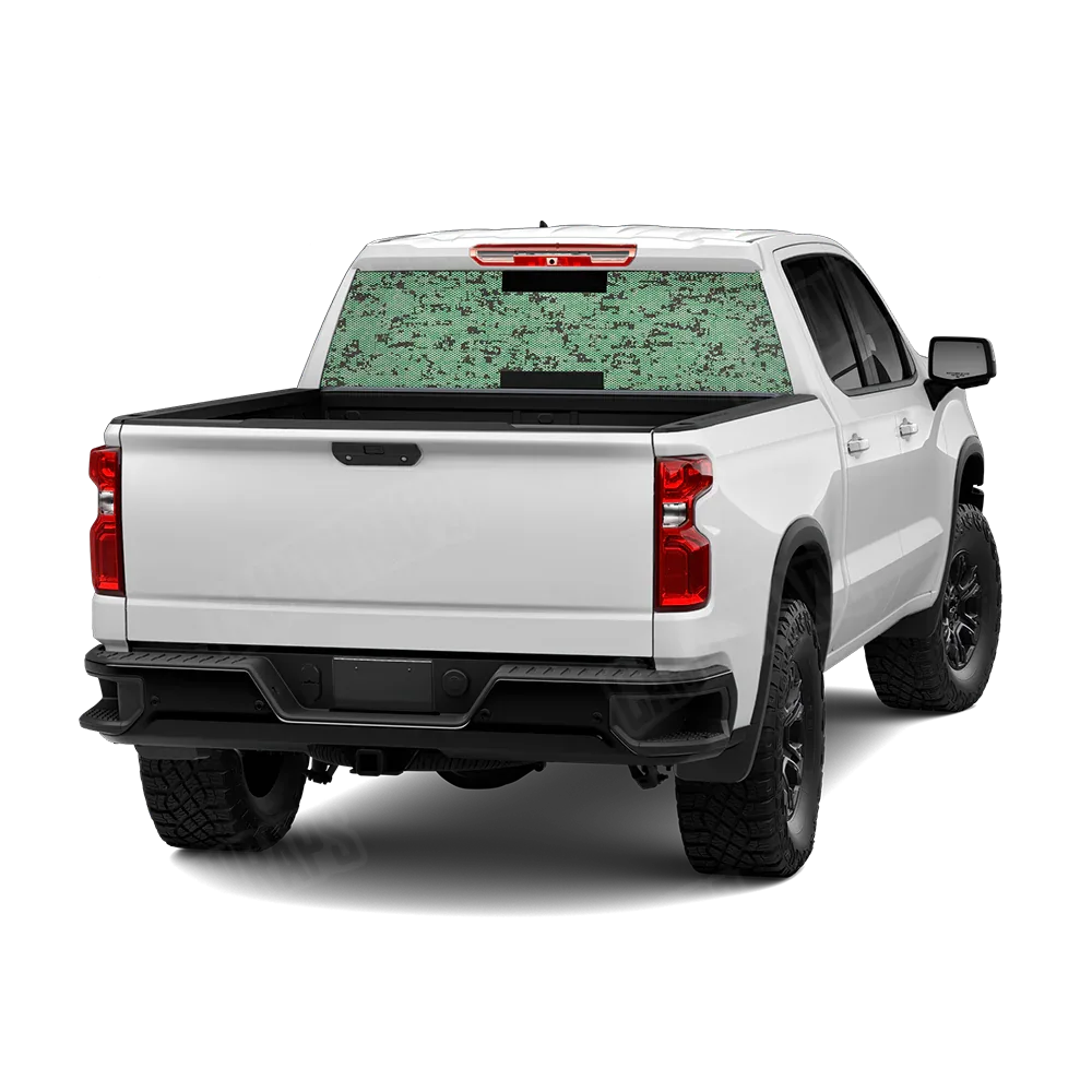 Digital Mint Chocolate Chip Rear Window Graphics