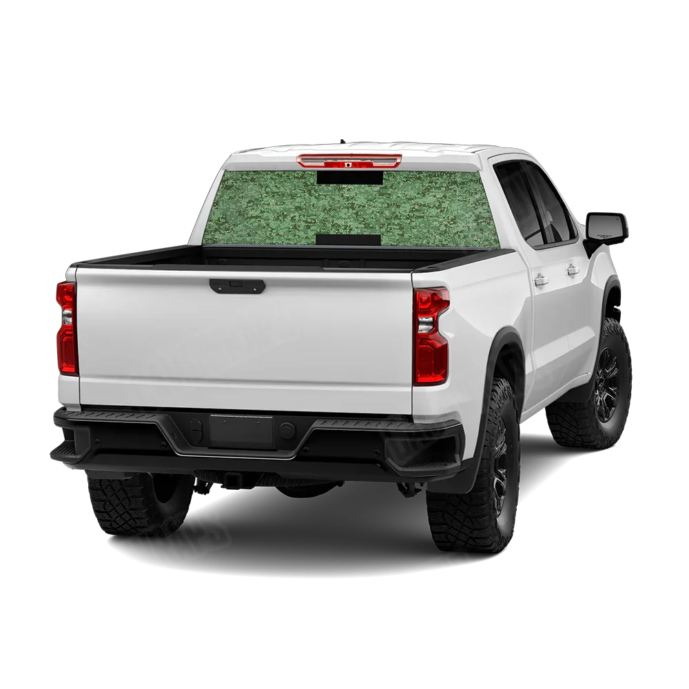 Digital Pistachio Rear Window Graphics