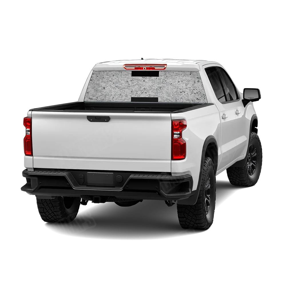 Digital Snow Rear Window Graphics