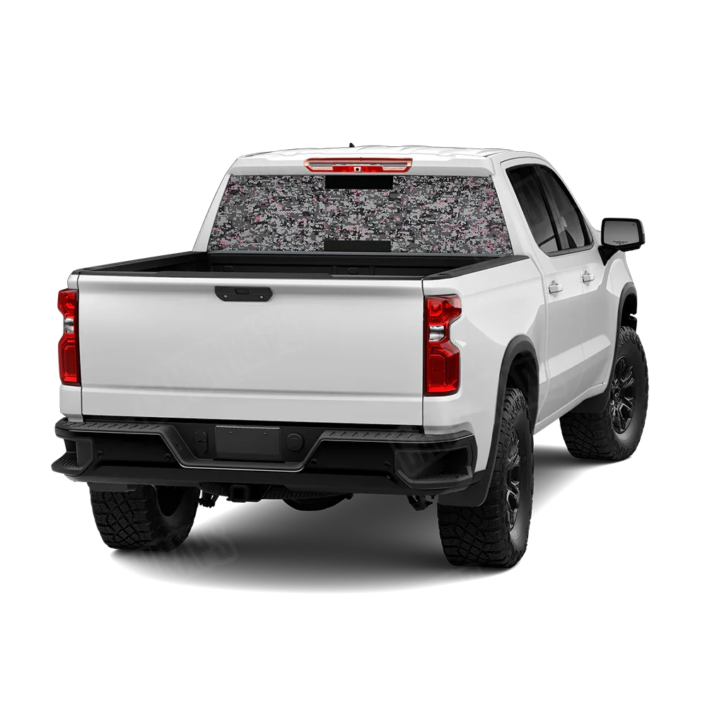 Digital Urban Pink Rear Window Graphics