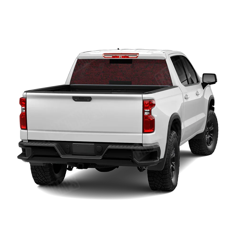 Digital Vampire Red Rear Window Graphics