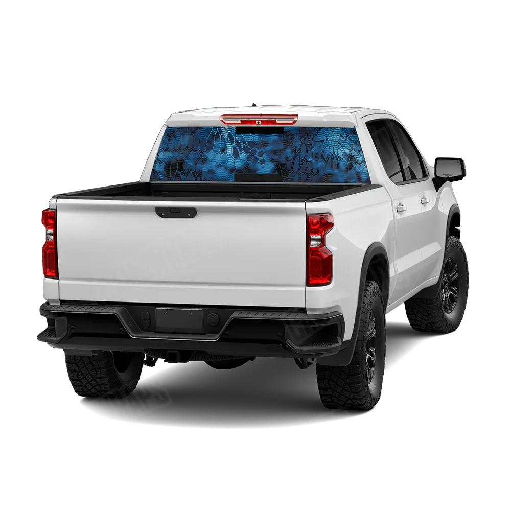 Kryptek Blue Lightning Rear Window Graphics