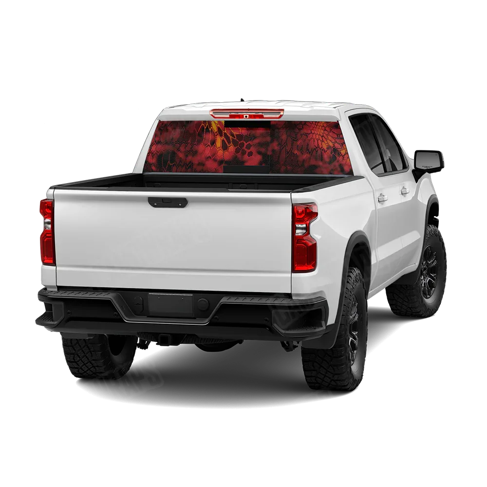 Kryptek Lava Rear Window Graphics
