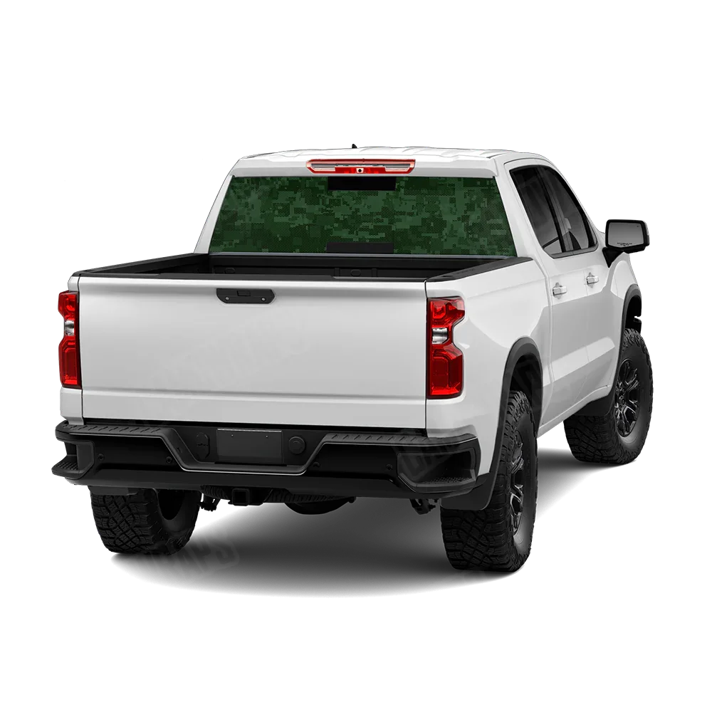 Digital Elite Green Rear Window Graphics