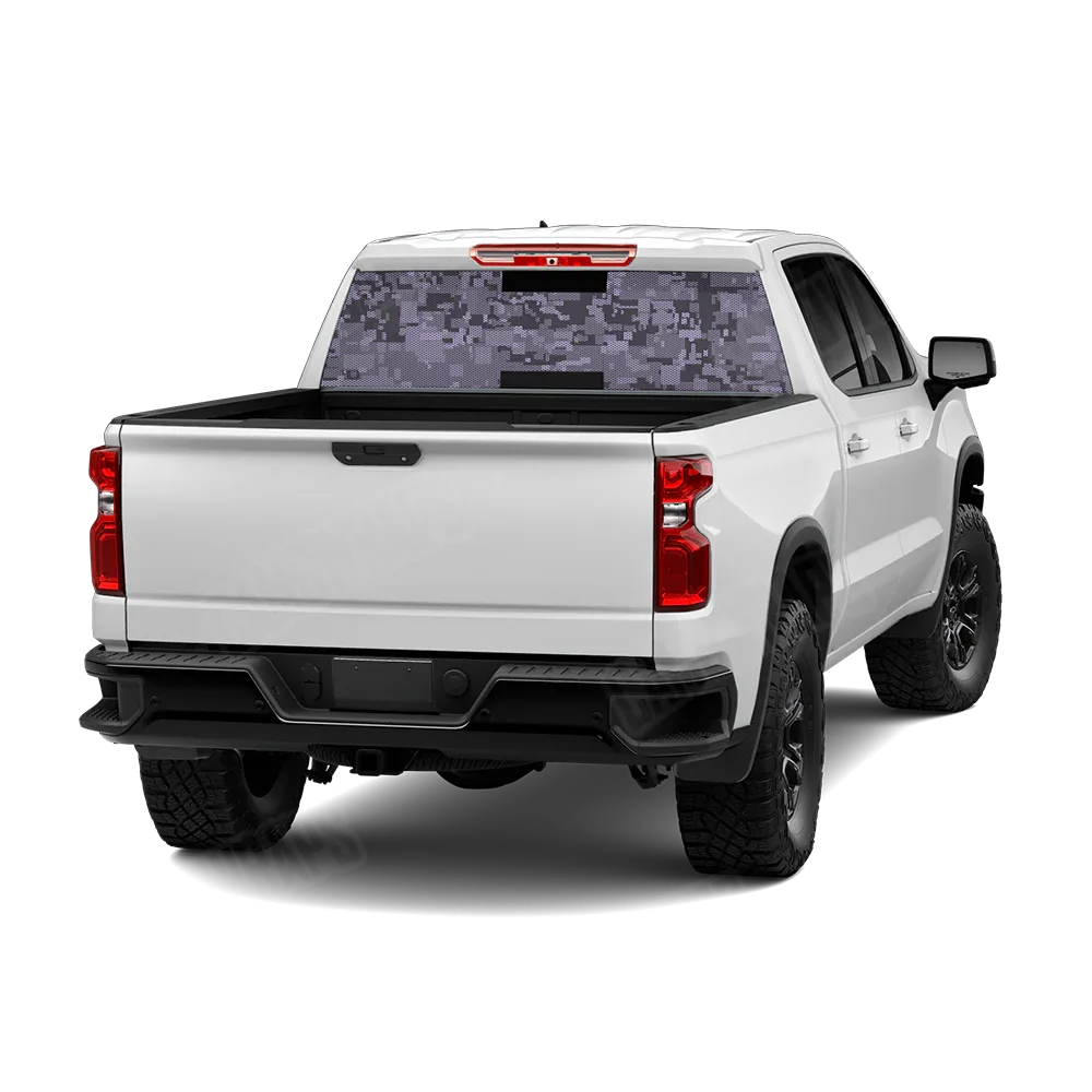Digital Lilac Rear Window Graphics