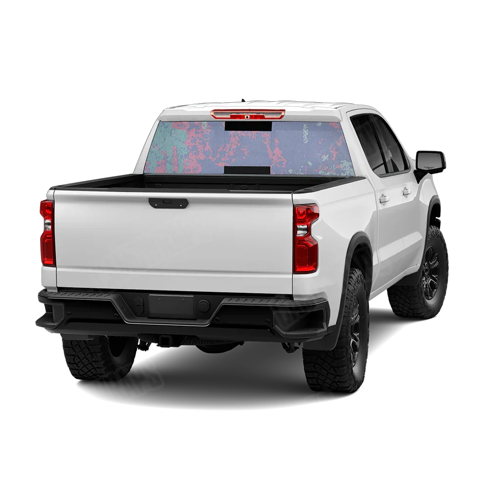 Pasted Cotton Candy Rear Window Graphics