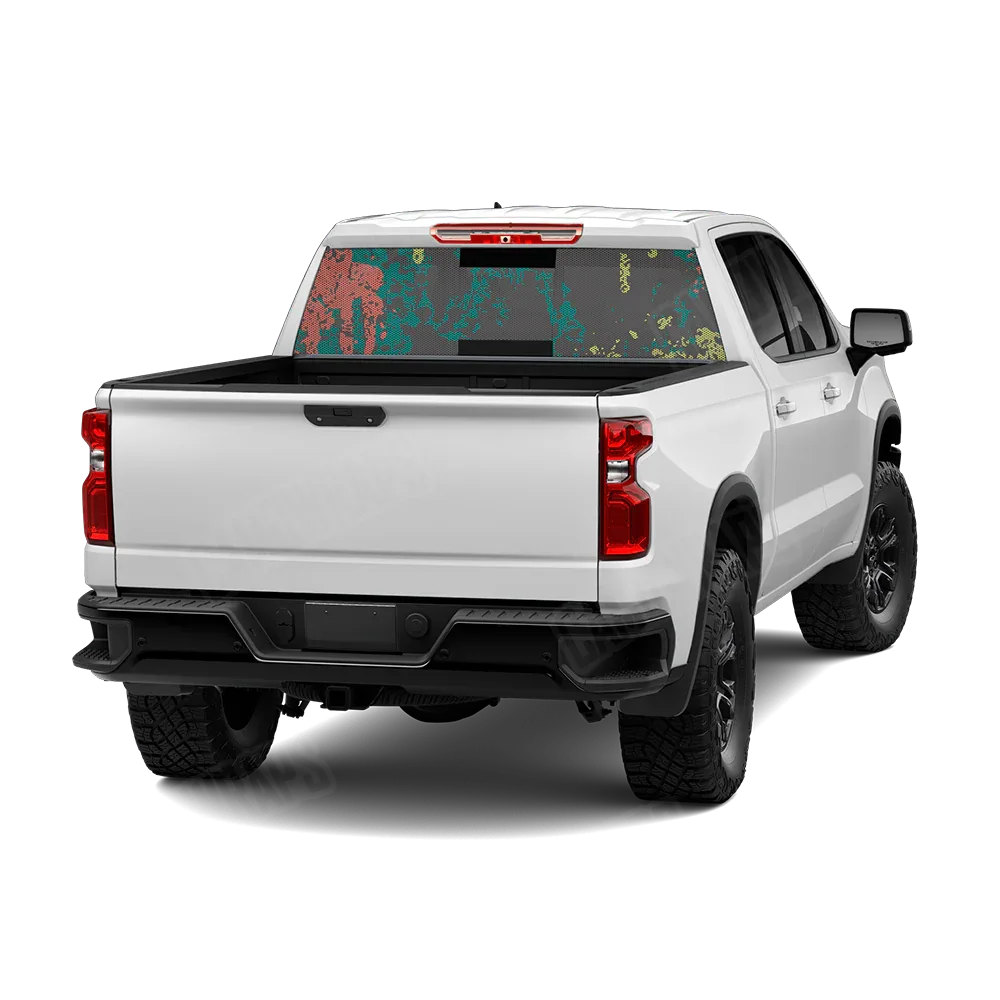 Pasted Fiesta Rear Window Graphics