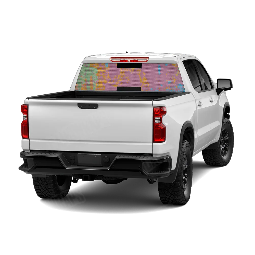 Pasted Sherbert Rear Window Graphics