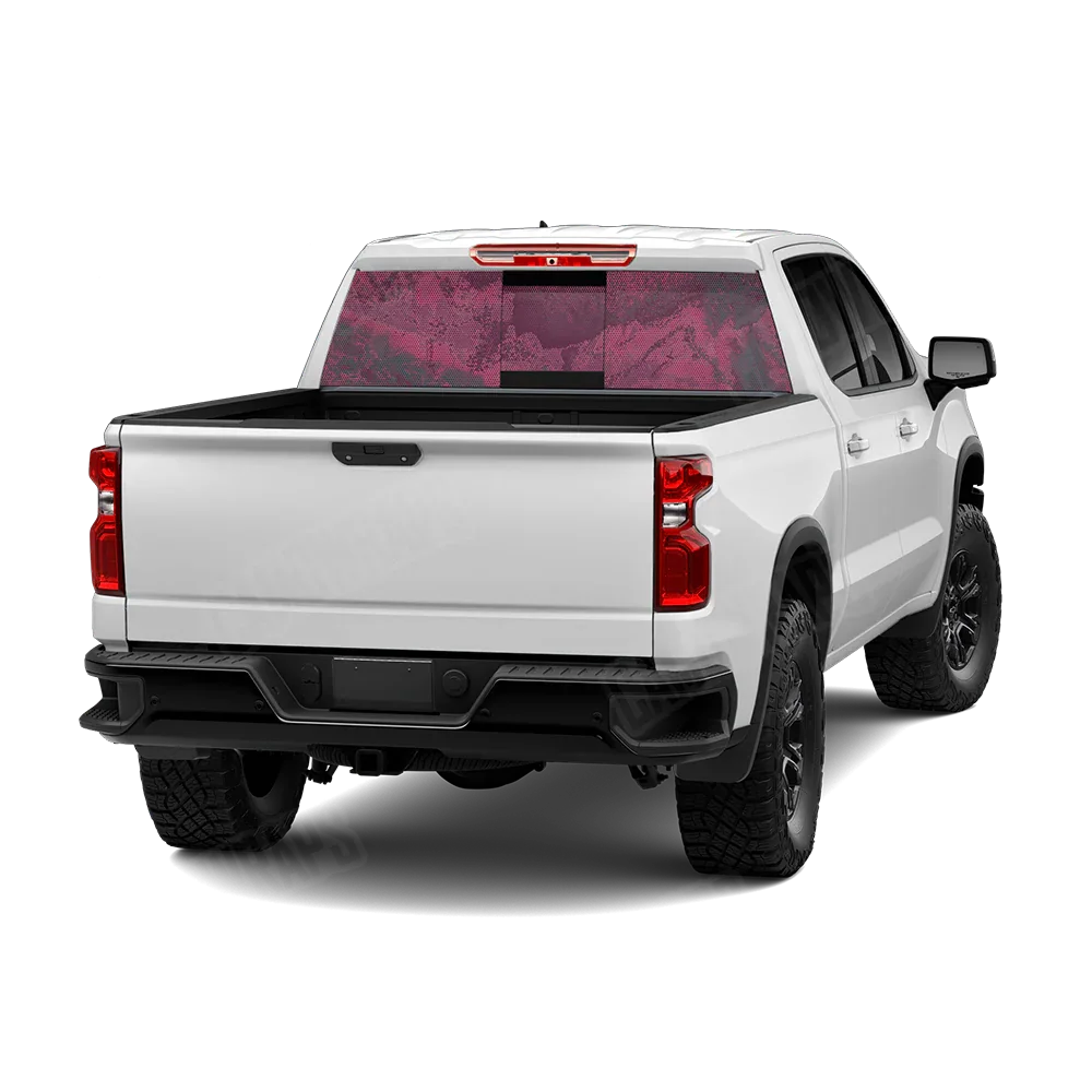 Realtree XTREME Dark Magenta Rear Window Graphics