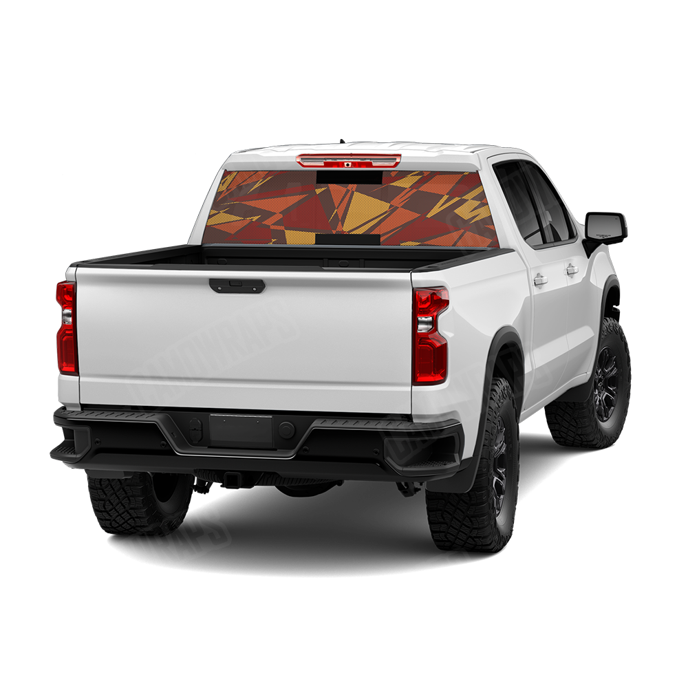 Sharp Autumn Rear Window Graphics