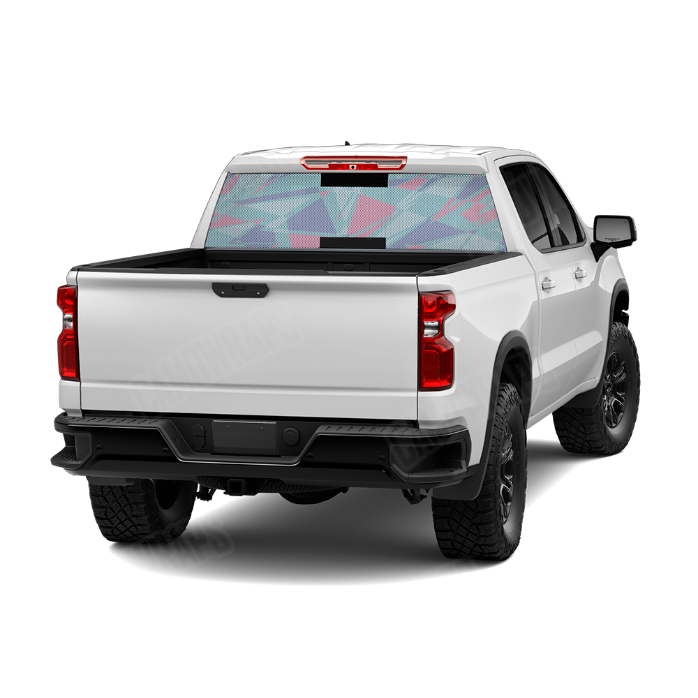 Sharp Cotton Candy Rear Window Graphics