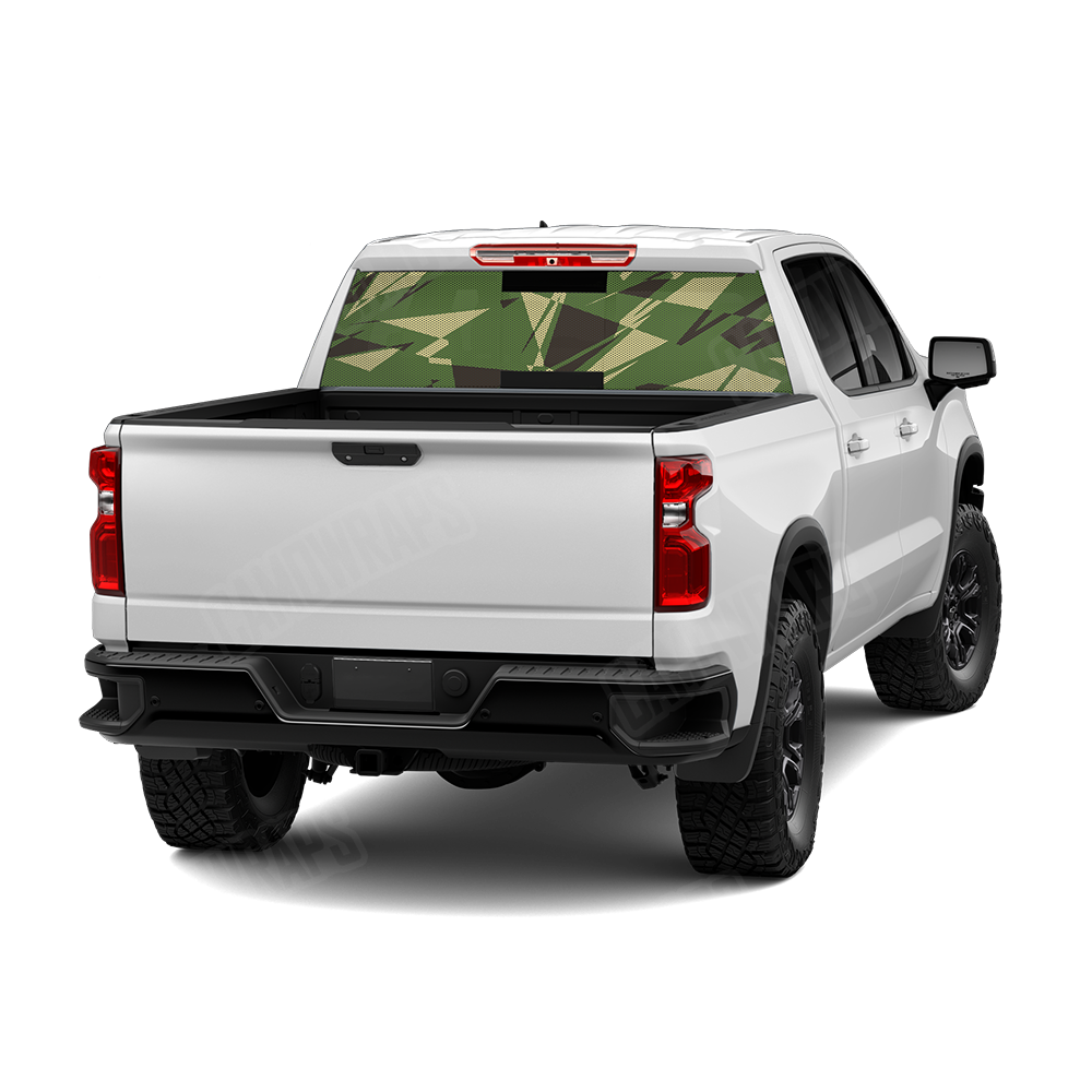 Sharp Jungle Rear Window Graphics