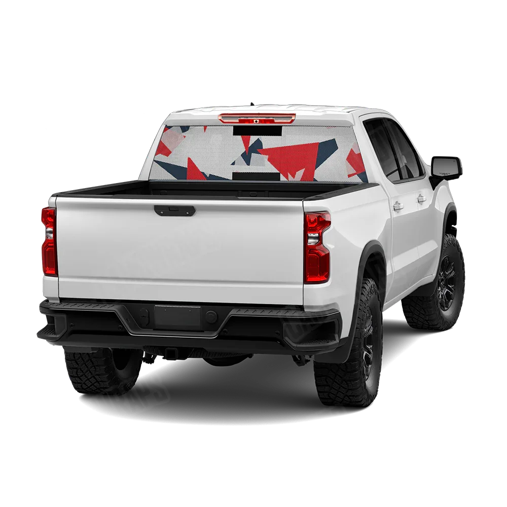 Shattered America Rear Window Graphics