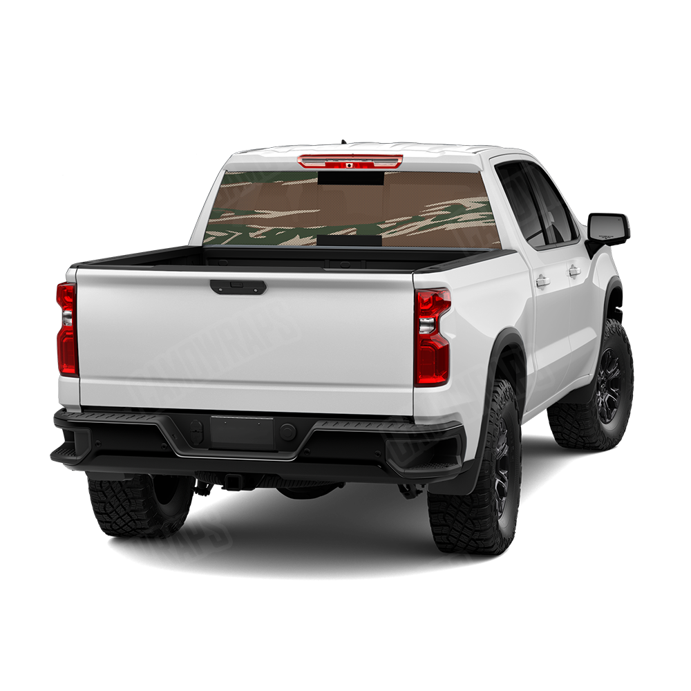Shredded Woodland Rear Window Graphics