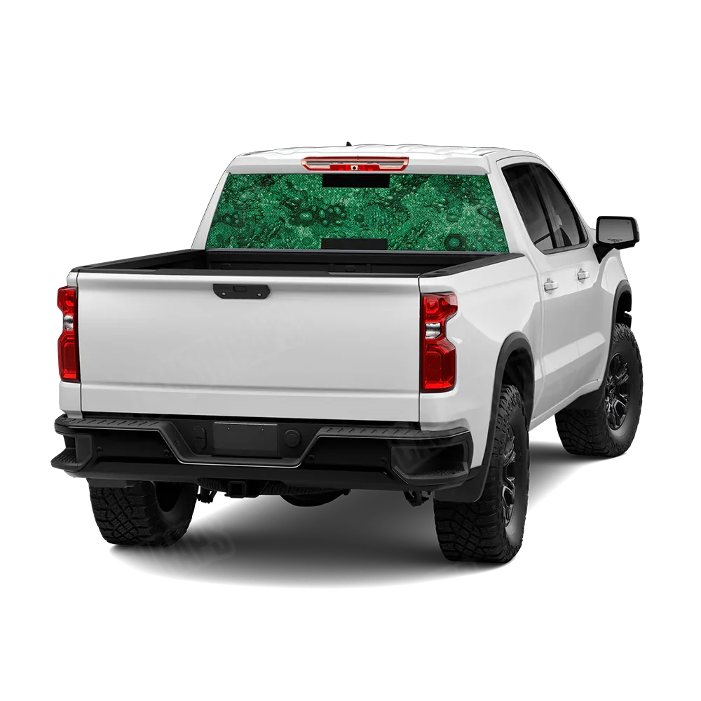 Toadaflage Green Rear Window Graphics
