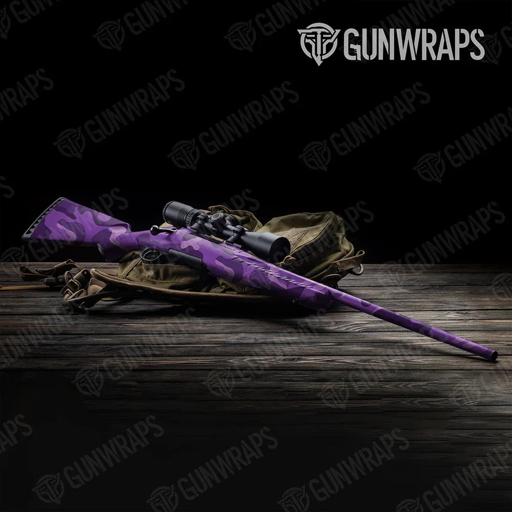 Classic Elite Purple Rifle Gun Skin Vinyl Wraps