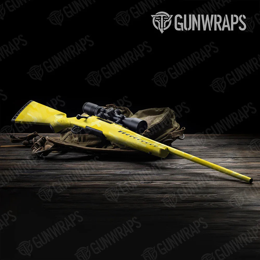 Classic Elite Yellow Rifle Gun Skin Vinyl Wraps