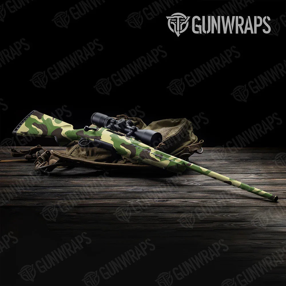 Classic Jungle Rifle Gun Skin Vinyl Wraps