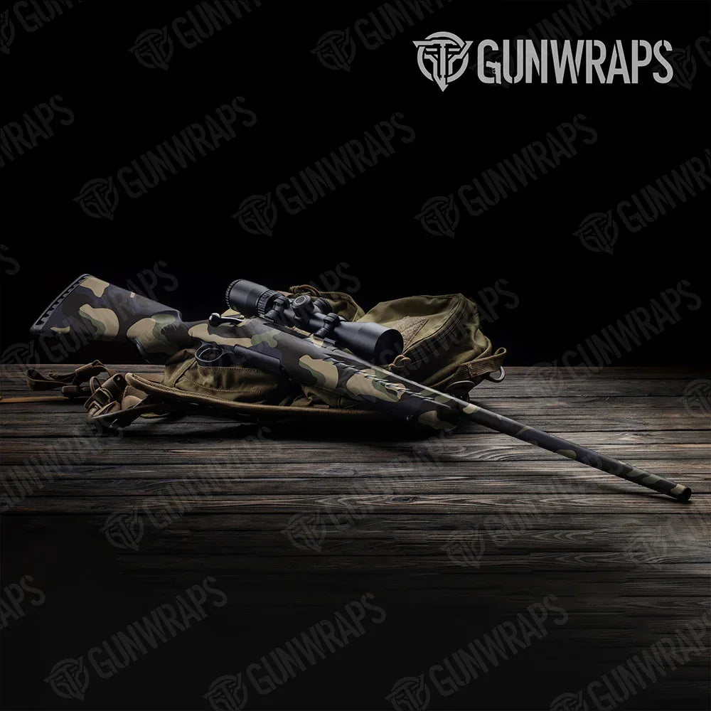 Classic Militant Blue Rifle Gun Skin Vinyl Wraps