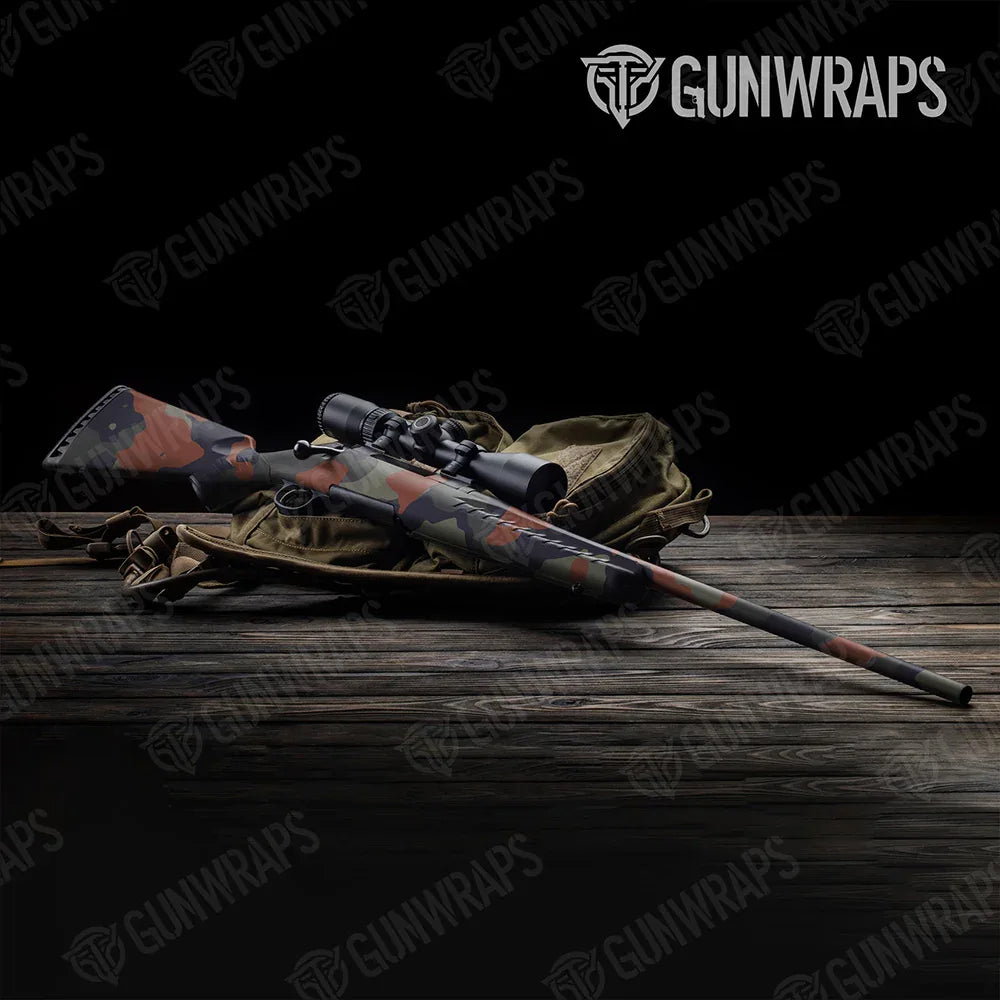 Cumulus Blue Copper Rifle Gun Skin Vinyl Wraps