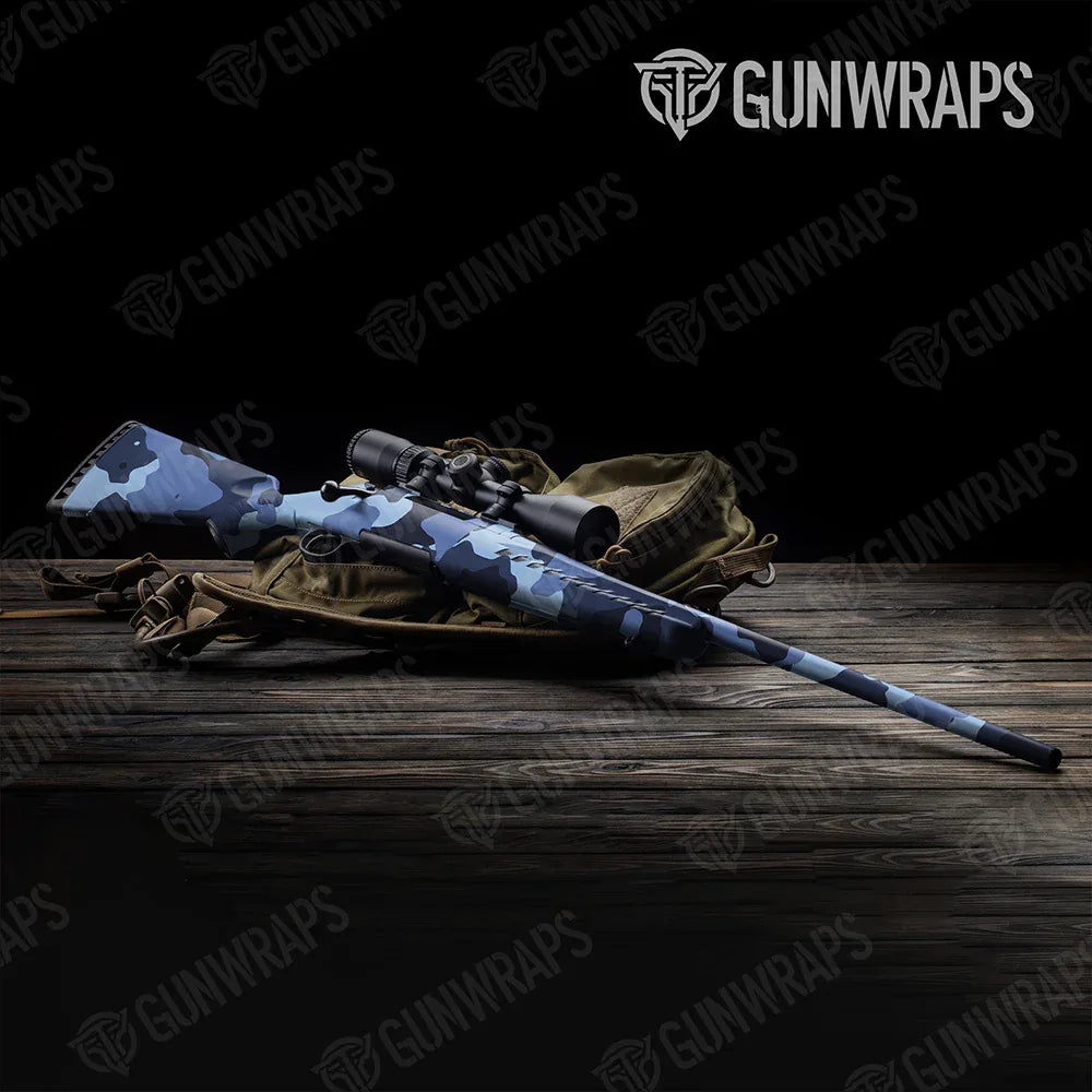 Cumulus Blue Urban Night Rifle Gun Skin Vinyl Wraps