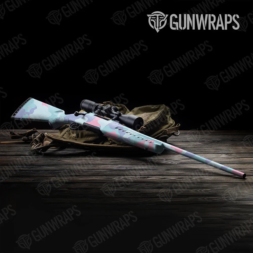 Cumulus Cotton Candy Rifle Gun Skin Vinyl Wraps