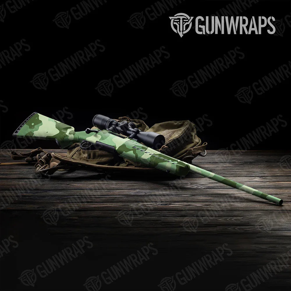Cumulus Pistachio Rifle Gun Skin Vinyl Wraps