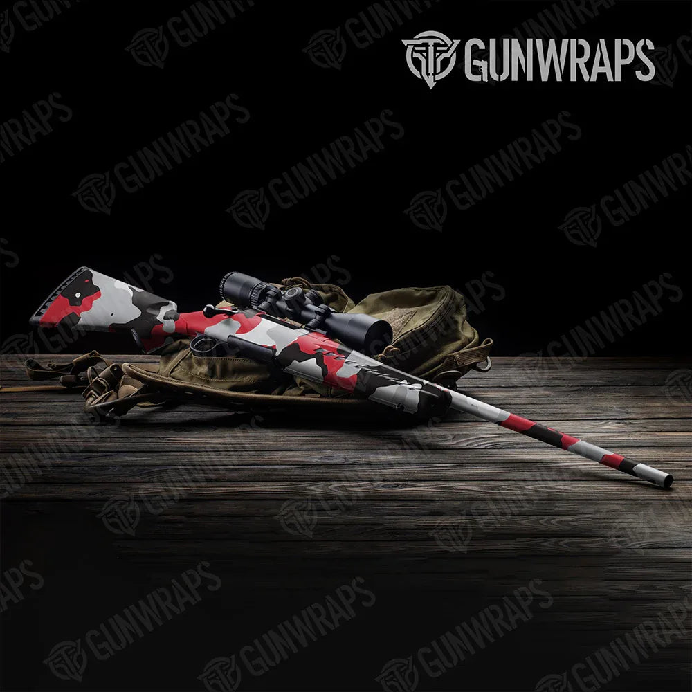 Cumulus Red Tiger Rifle Gun Skin Vinyl Wraps