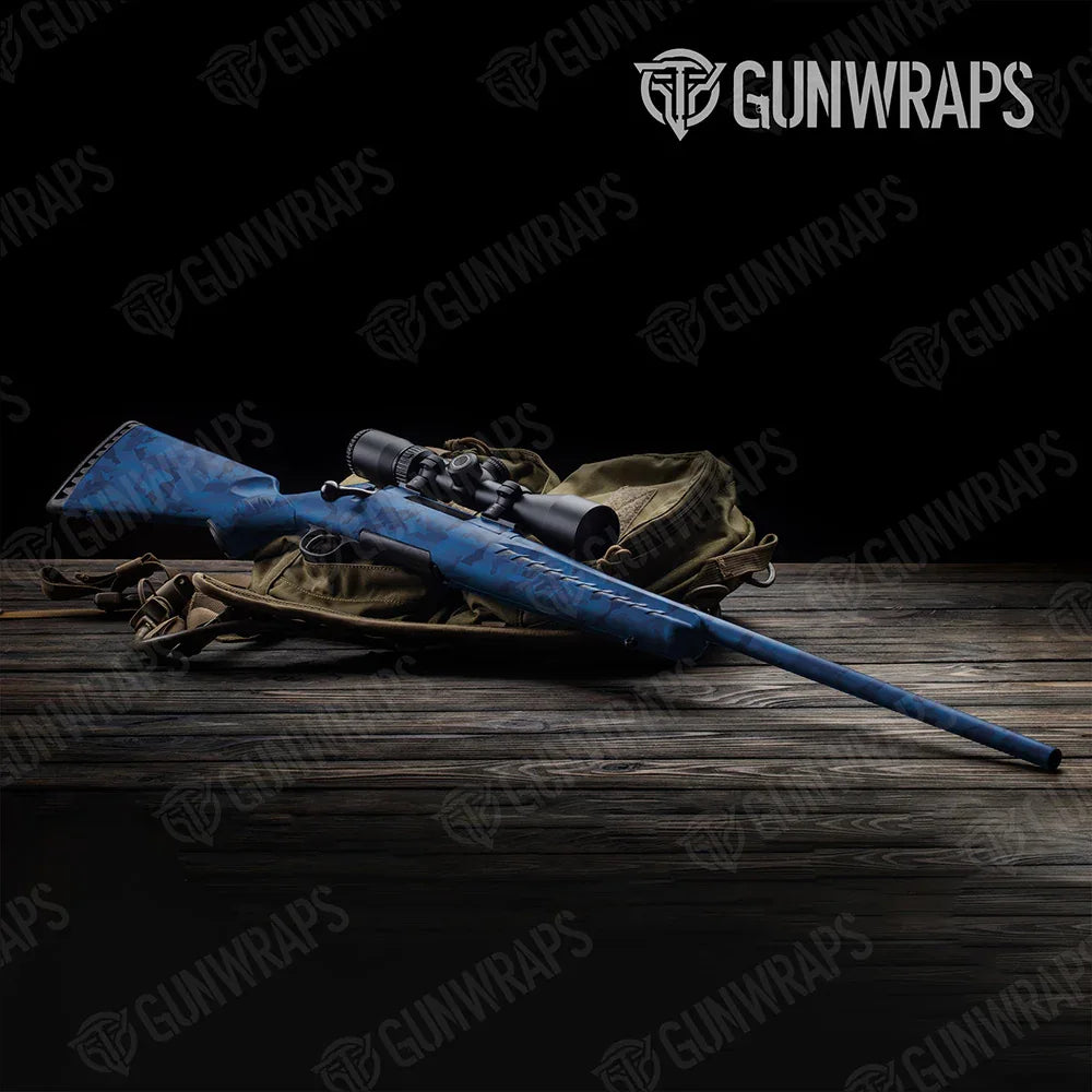 Erratic Elite Blue Rifle Gun Skin Vinyl Wraps