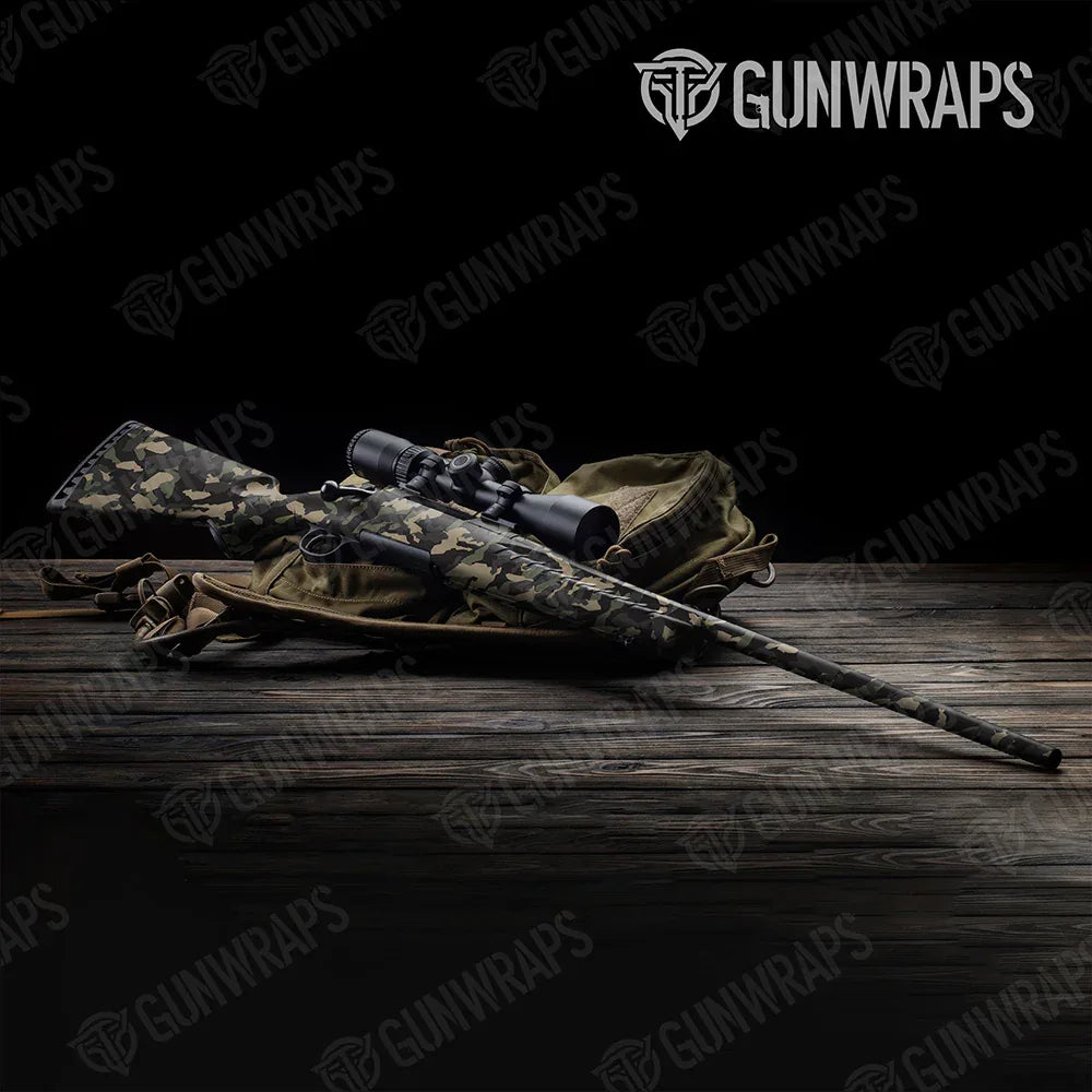 Erratic Militant Charcoal Rifle Gun Skin Vinyl Wraps