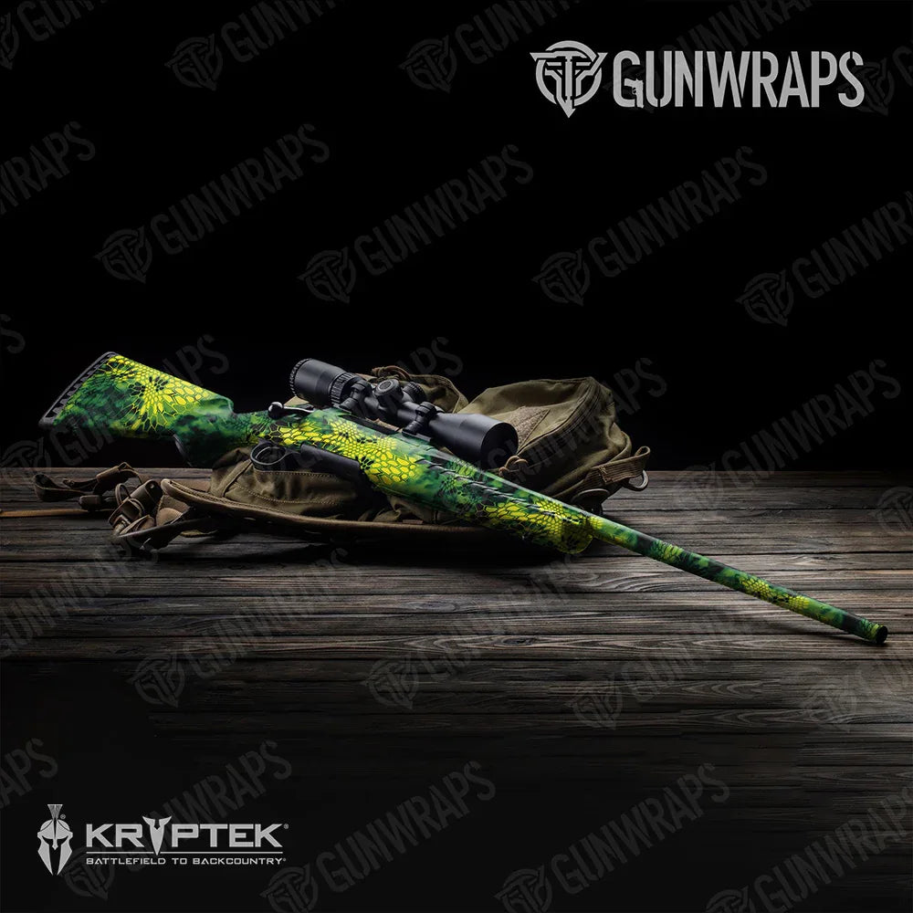 Kryptek Toxic Waste Rifle Gun Skin Vinyl Wraps