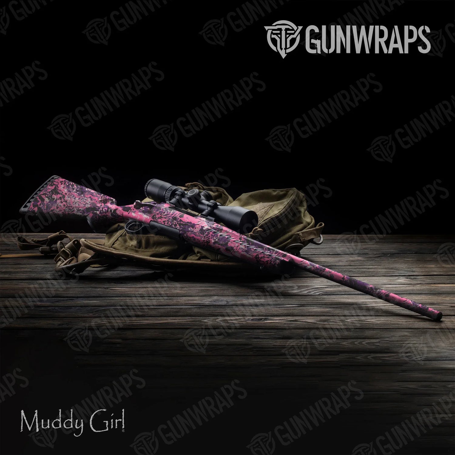 Muddy Girl Flat Rifle Gun Skin Vinyl Wraps