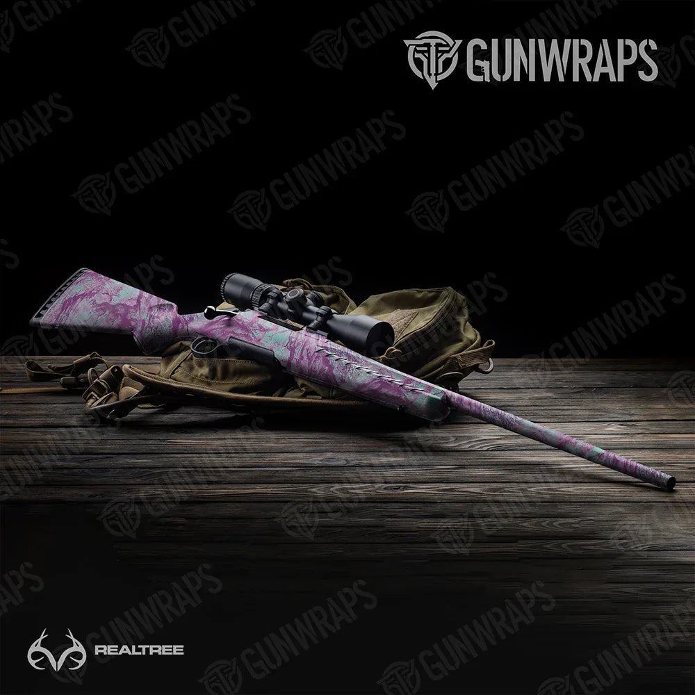 Realtree Aspect Ocean Spray Rifle Gun Skin Vinyl Wraps