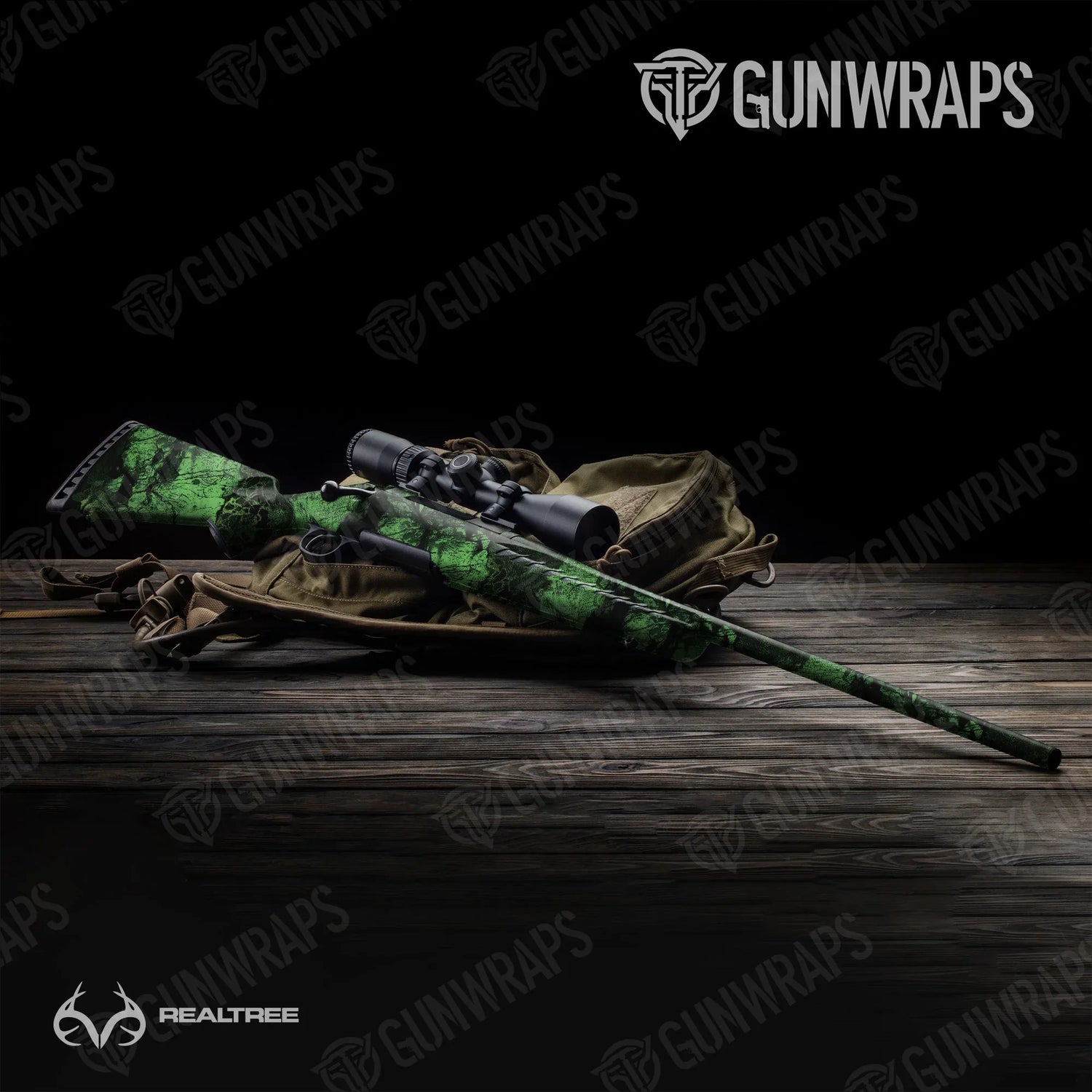 Realtree WAV3 Monster Rifle Gun Skin Vinyl Wraps