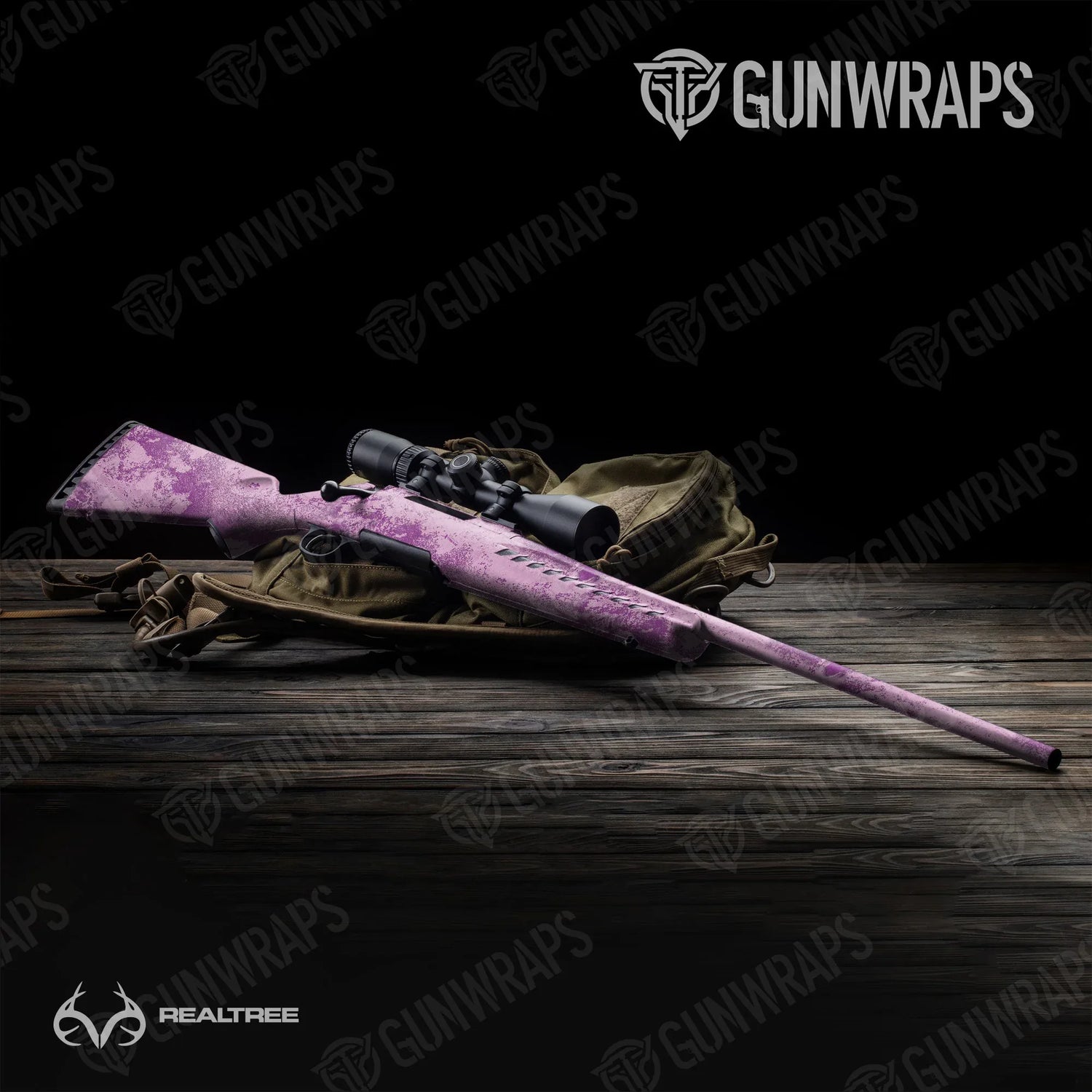 Realtree XTREME Passion Pink Rifle Gun Skin Vinyl Wraps