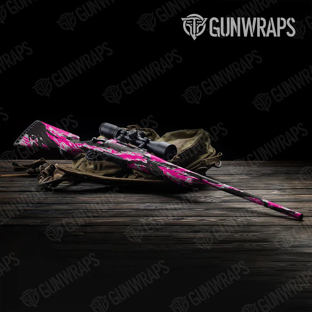 Vietnam Tiger Stripe Magenta Tiger Rifle Gun Skin Vinyl Wraps