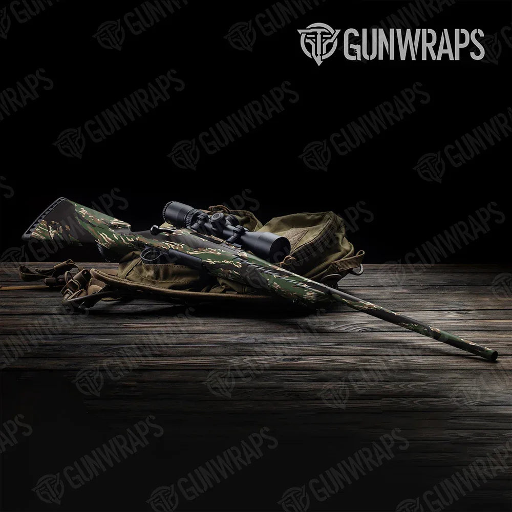 Vietnam Tiger Stripe Woodland Rifle Gun Skin Vinyl Wraps
