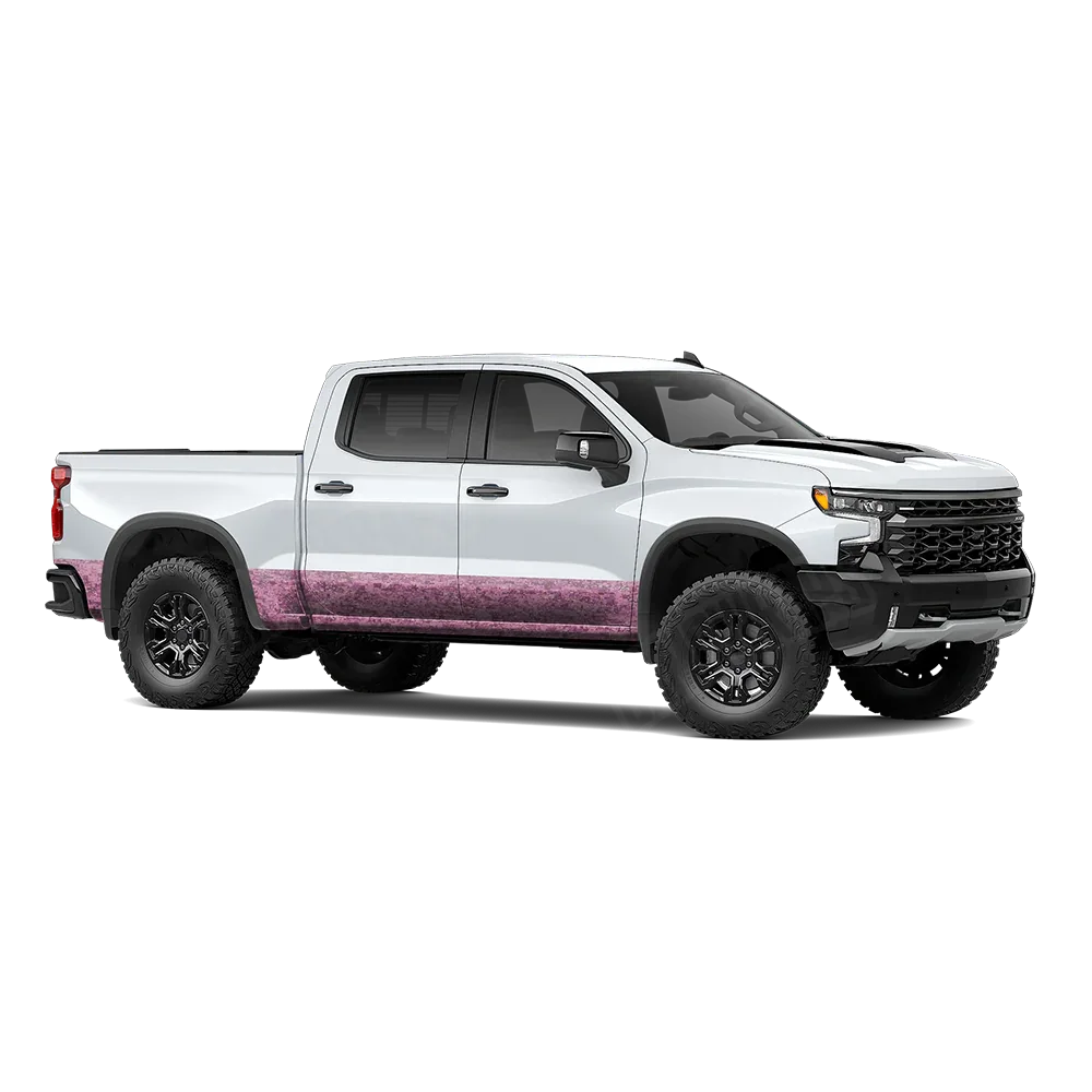 Digital Floral Rocker Panel Wraps