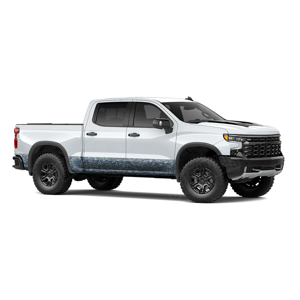 Digital Navy Rocker Panel Wraps