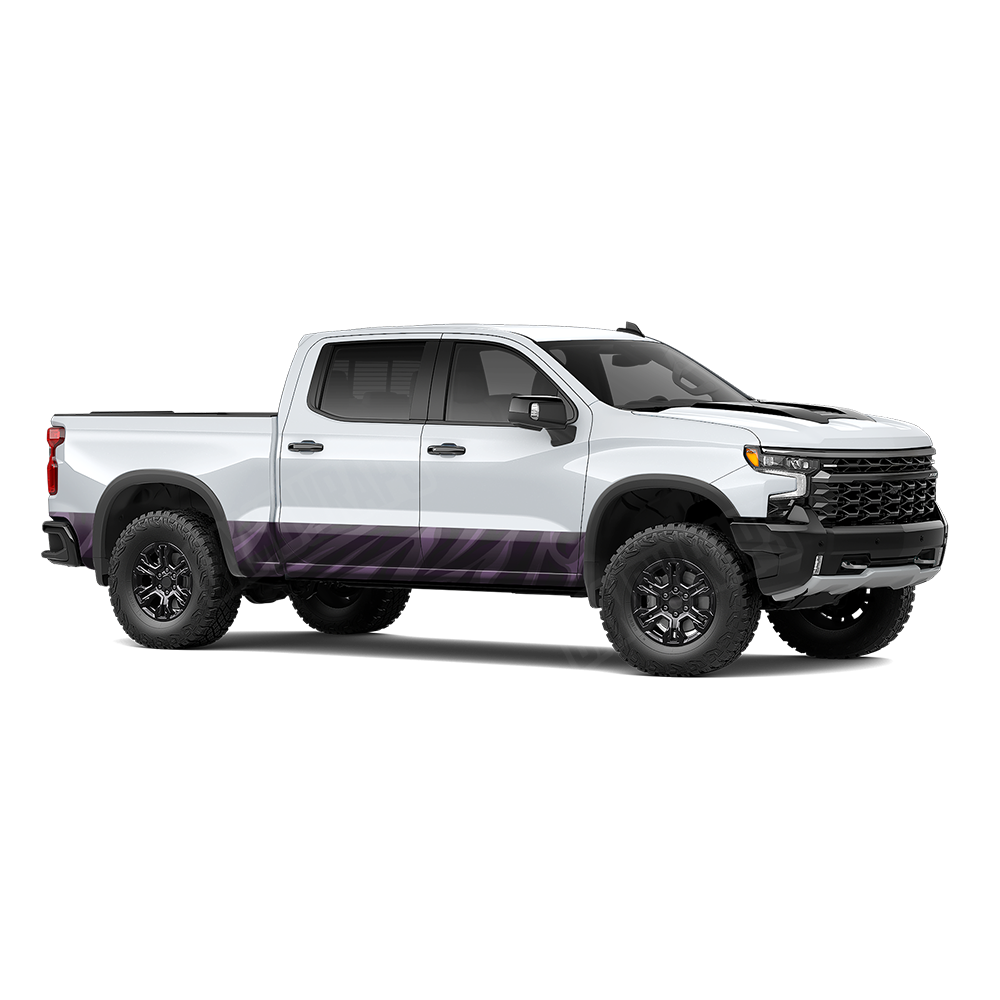 Fun Stripe Darkwing Rocker Panel Wraps