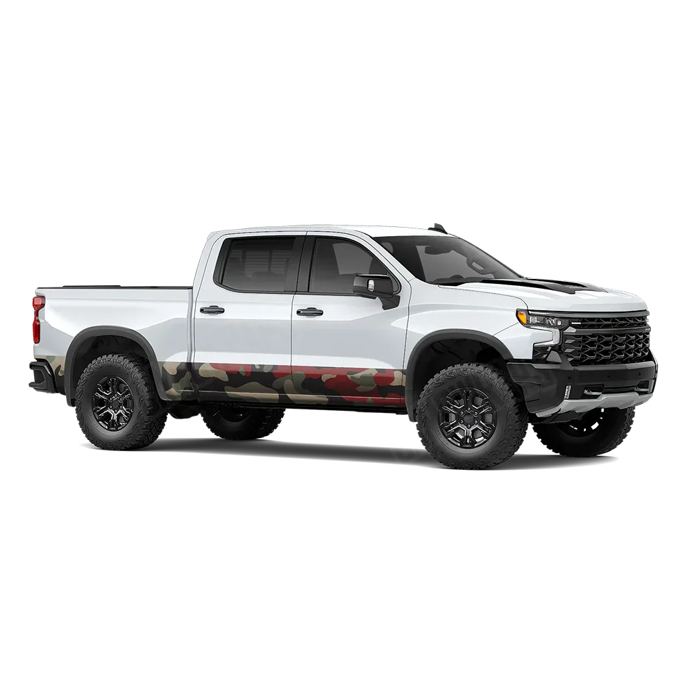 Classic Militant Red Rocker Panel Wraps